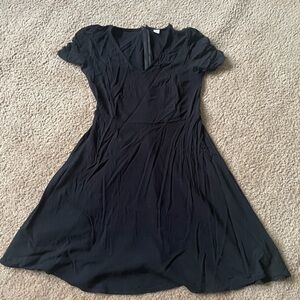 Black skater dress